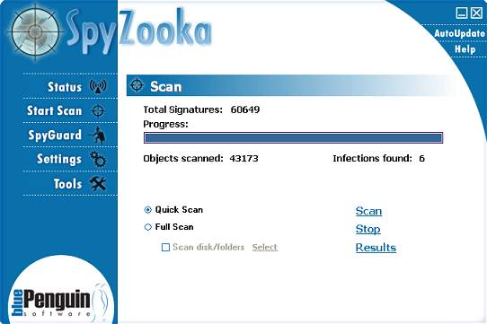 Spyzooka Screen Shot